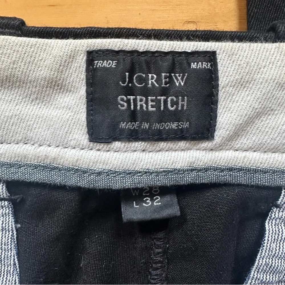 💜 J. Crew Black Stretch 484 Slim Fit Chino Pant (W28 L32)